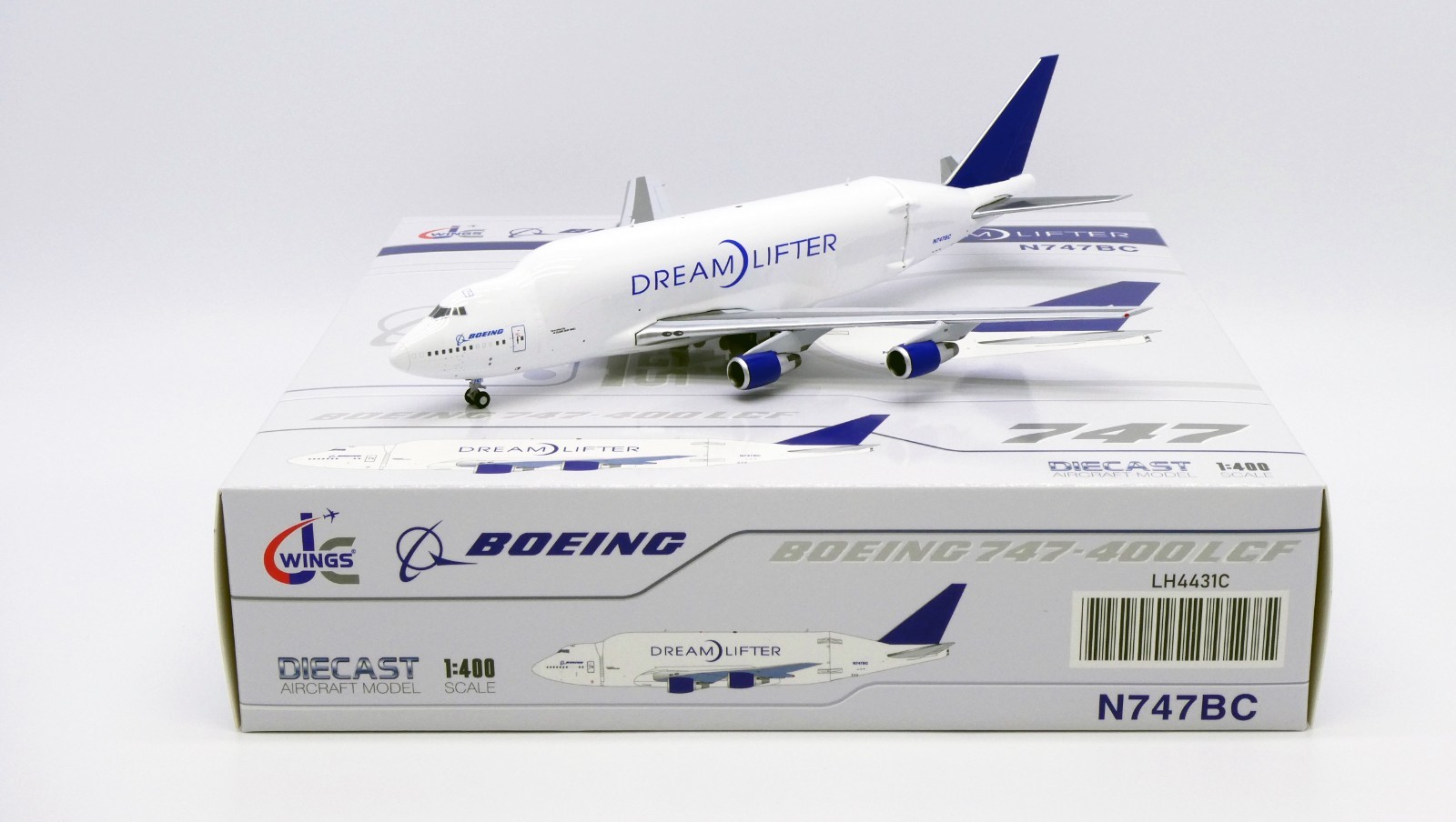 House Color B747-400(LCF) Reg: N747BC JC Wings 1:400 Diecast Interactive LH4431C