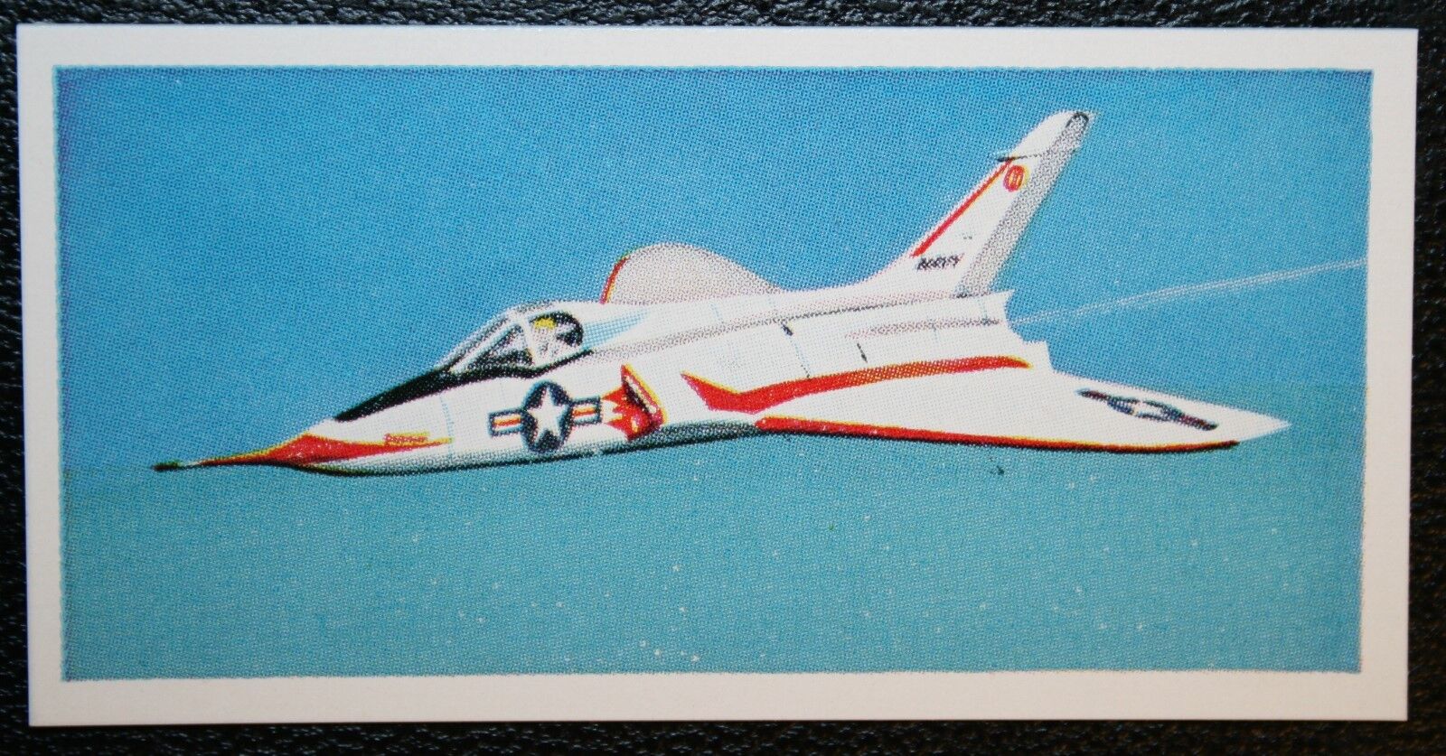Douglas XF4D-1 Skyray       Air Speed Record Plane  Colour Card  VGC