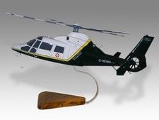 Aerospatiale SA365N Dauphin Great North Air Ambulance Desk Wood Model Small 1/48 picture