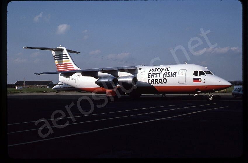 Pacific East Asia Cargo BAe 146-200F G-TNTL Mar 93 Kodachrome Slide/Dia A15