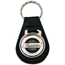 Leather Key Fob | Studebaker Wheel Logo | 15-010 picture