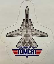 Grumman F-14 Tomcat Peel & Stick Vinyl Decal Top Gun DEC-0207 picture