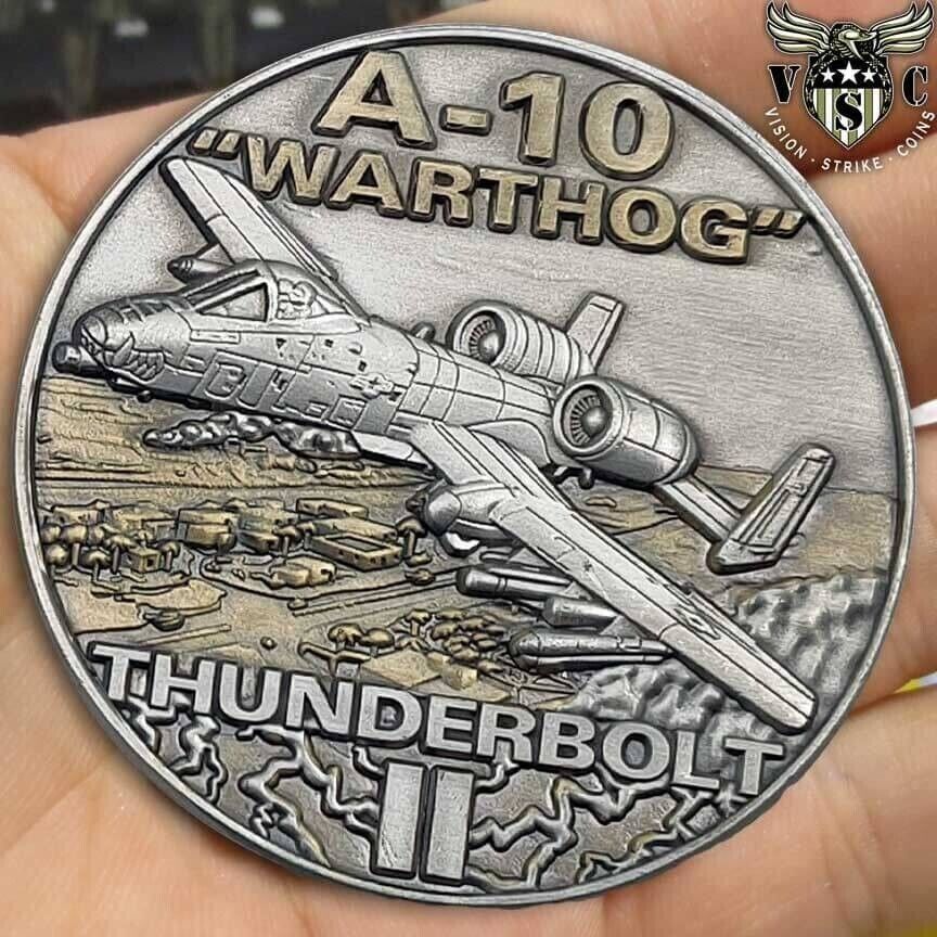 A-10 Thunderbolt Warthog USAF 75th Anniversary US Air Force Military Coin