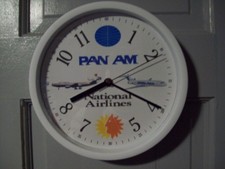 PAN AM B727 NATIONAL AIRLINES DC-10 CLOCK DC-10-30 BOEING 727-200 picture