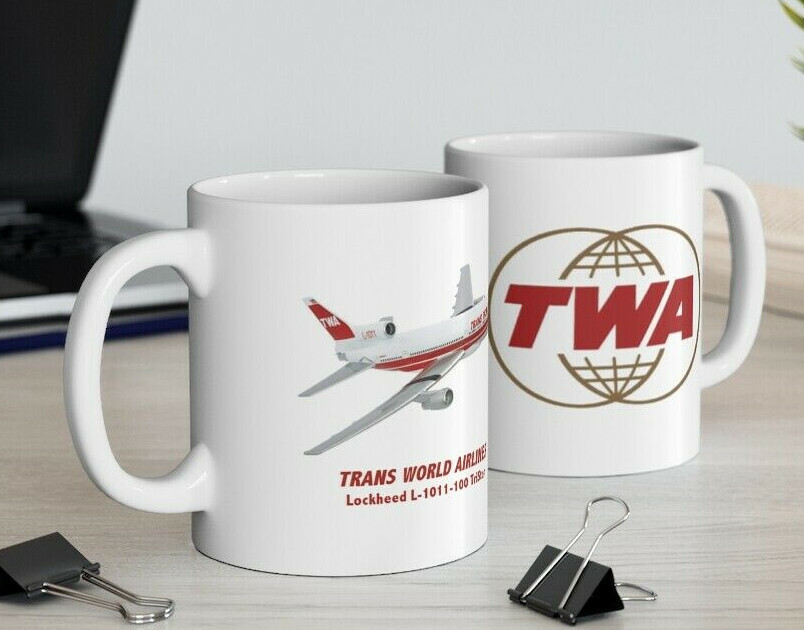 TWA - Trans World Airlines L-1011 Coffee Mug TWA - Trans World Airlines L-1011 Coffee Mug