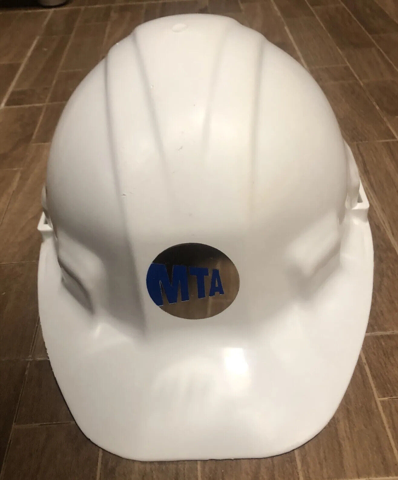 MTA New York City Transit RR Railroad NYC Safety Sentry Hard Hat Vintage