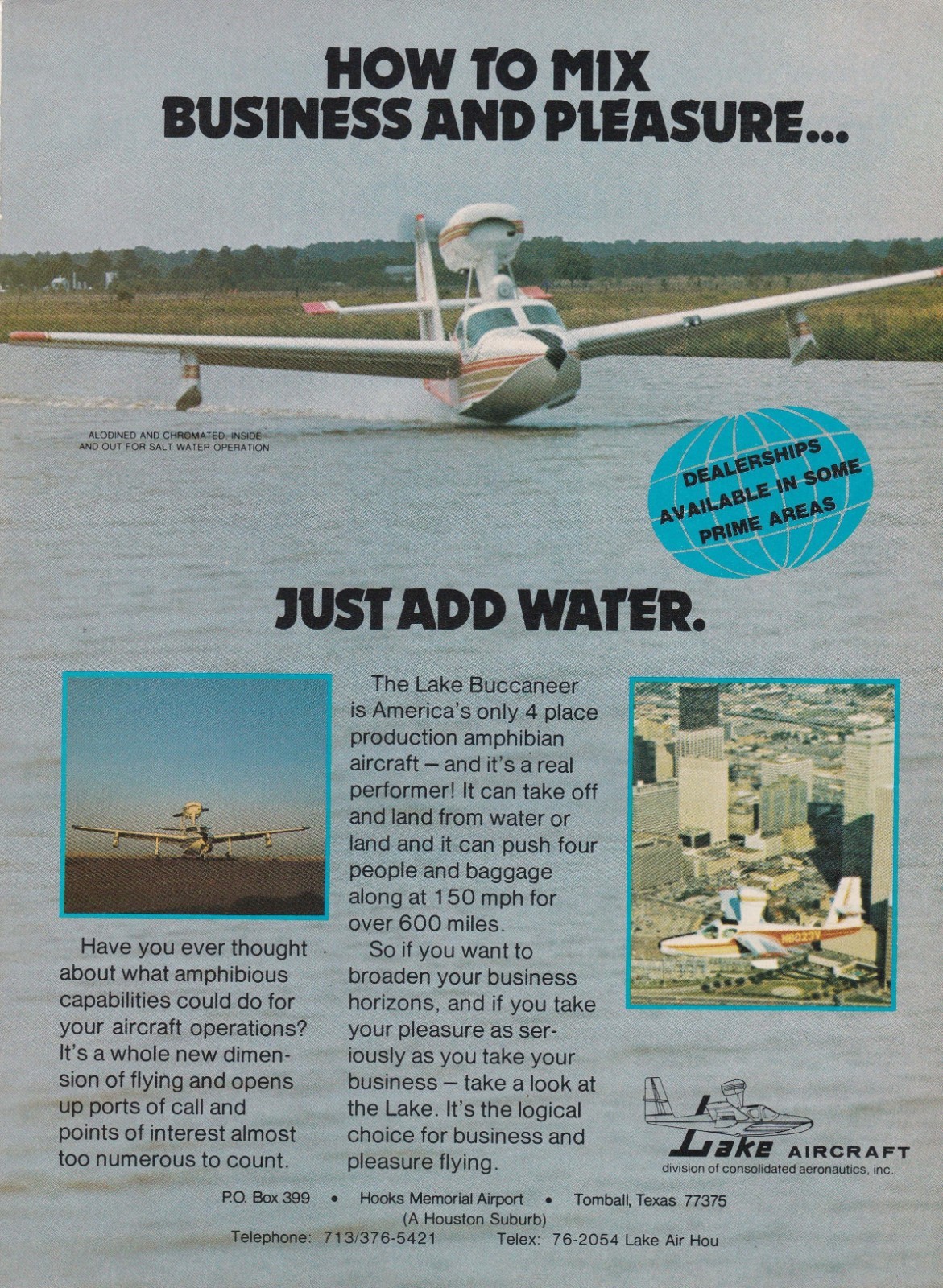 1978 Lake Buccaneer Aircraft Ad 7/22/2025j