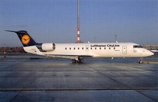 Airline Postcards LUFTHANSA Airlines   Canadair RJ C-GRJJ picture
