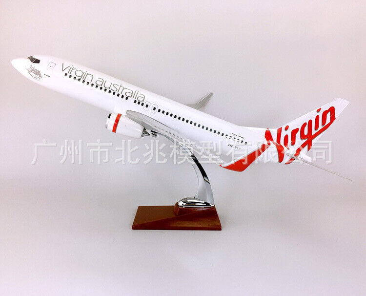 47cm resin aircraft model Australian Virgin Aviation B737-800 Virgin Aviation