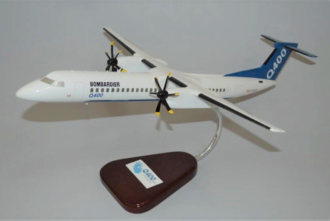 Bombardier DHC-8-Q400 House Livery Desk Top Display Model 1/62 SC Airplane New
