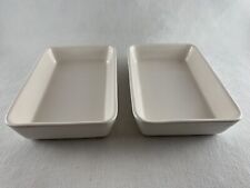 Set of 2 Pfaltzgraff Alaska Airlines Food Service Trays Dishes #FS-807A Vintage picture