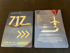 Delta Airlines Boeing 717 Trading Card Number 52 (Free Shipping) picture