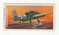 WWII Grumman TBF Avenger American Torpedo Bomber Vintage Trade Card picture