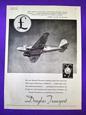 TWA + TEXACO Double sided Ad 1934 Douglas DC-2 + TEXACO Airplane Oils picture