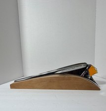 1948 Pontiac Chieftain Indian Hood Ornament - Wood Display Base picture