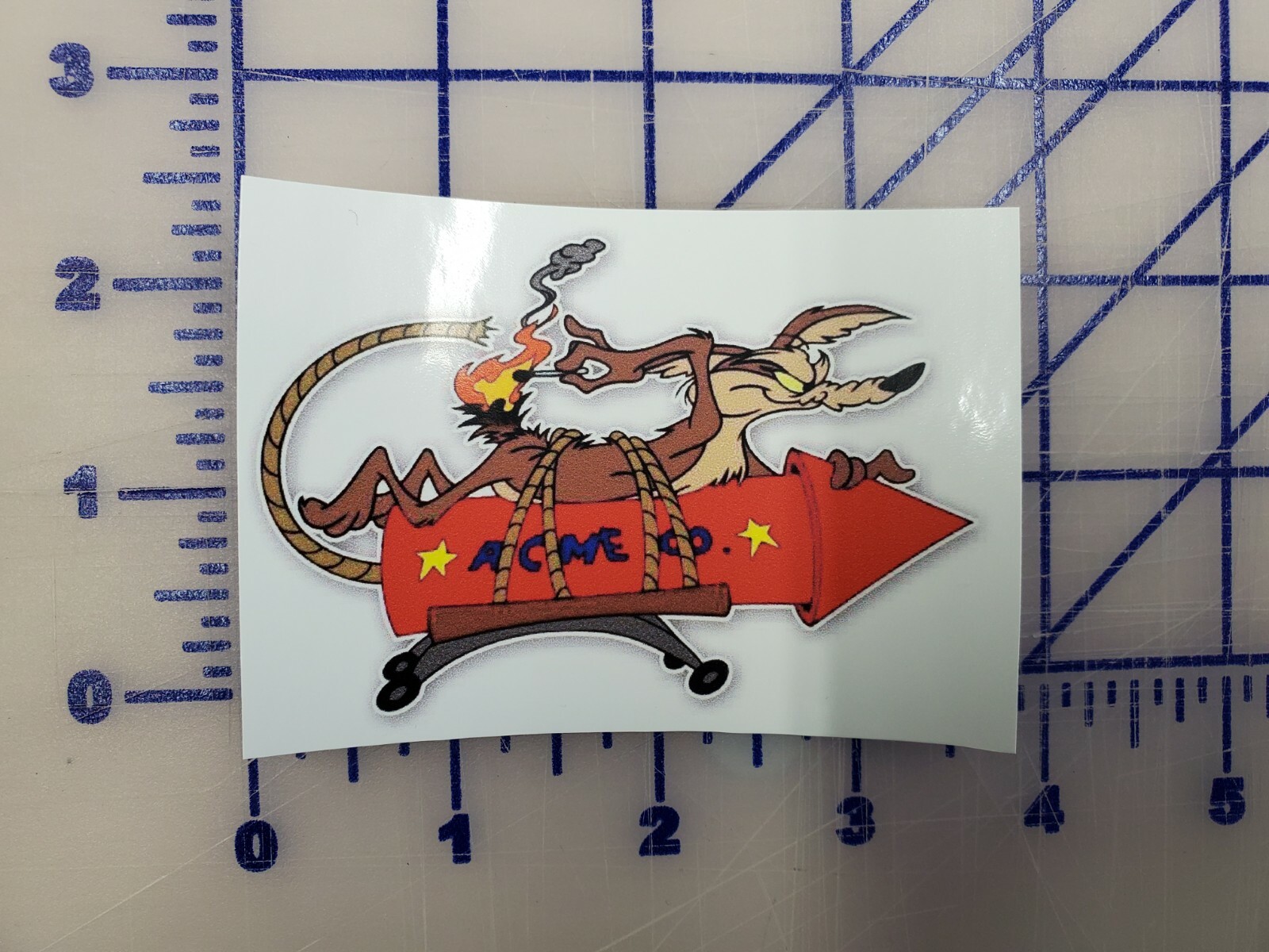 Rocket Coyote  Logo Vinyl sticker 4\