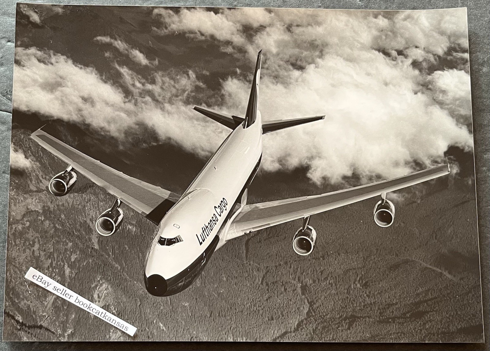 LUFTHANSA CARGO BOEING 747 F JUMBO 1983 7x9.5” Aviation Archive Airlines Photo LUFTHANSA CARGO BOEING 747 F JUMBO 1983 7x9.5” Aviation Archive Airlines Photo