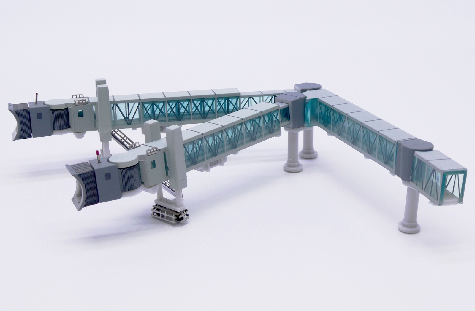 JC Wings 1:400 Airport Passenger Bridge (Boeing 747 GREEN) LH4391