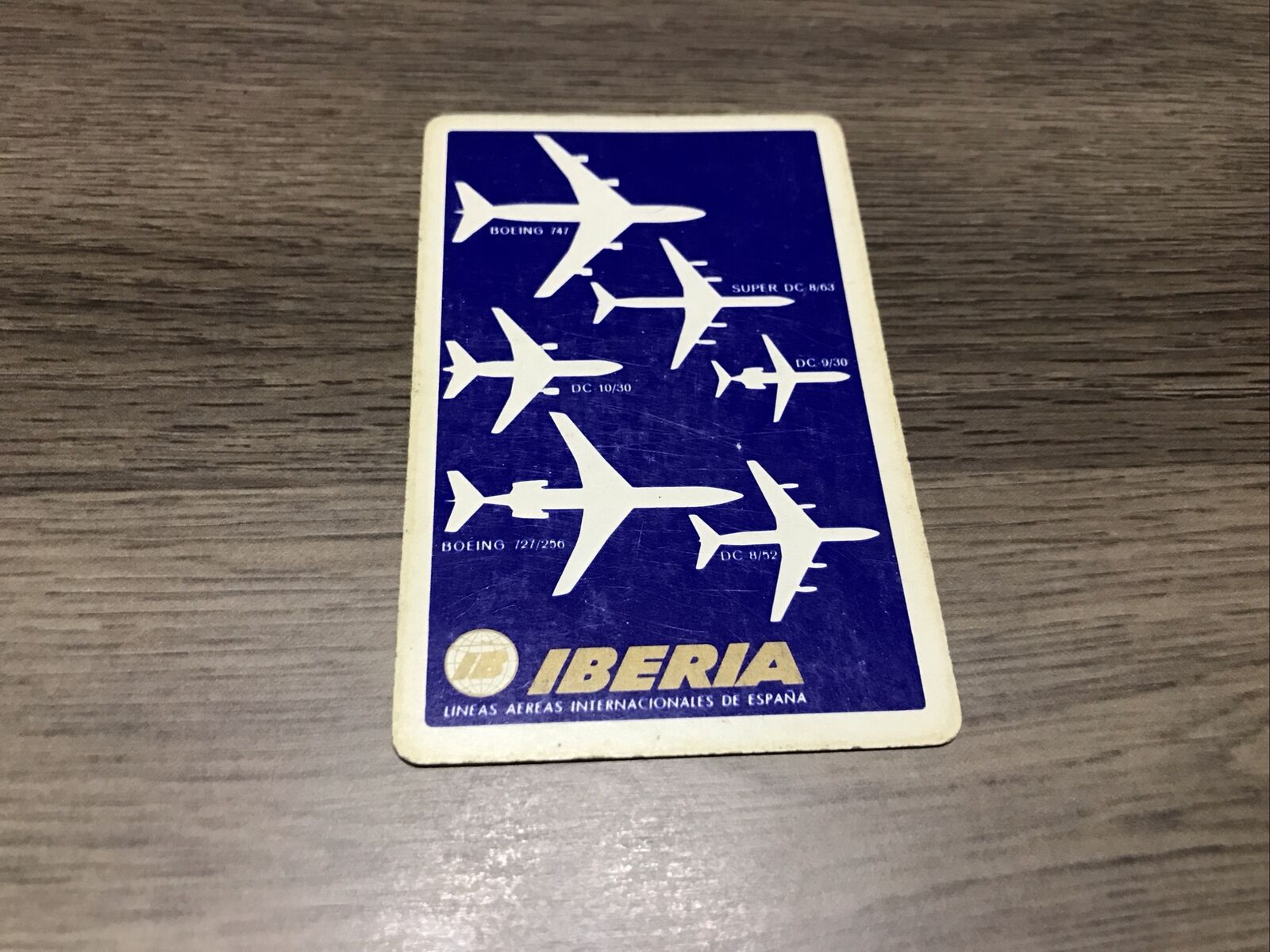 Iberia Airlines Single Playing Card 