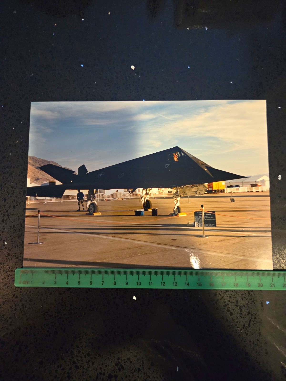 Vintage F-117A Nighthawk Stealth Fighter Photograph 8x10 Location Unverified