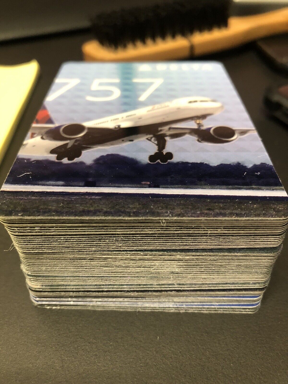New Delta Airlines pilot/trading card Boeing 757-300 #43
