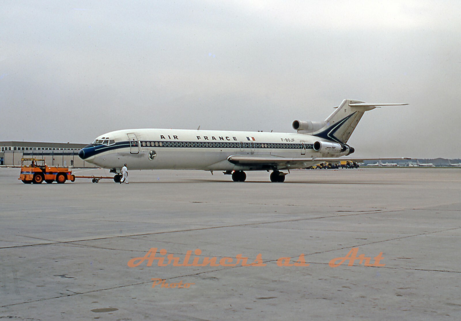 Air France Boeing 727-228 F-BOJF at FRA in July 1972 8\