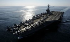 US NAVY USN aircraft carrier USS John C. Stennis (CVN 74) 12X18 AC2 PHOTOGRAPH picture