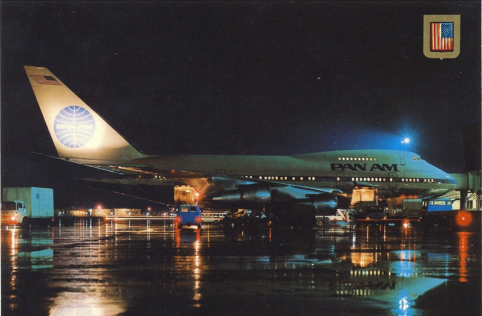 PAN AM / PAN AMERICAN   AIRLINES B-747-SP  HQTS  MIAMI FL  AIRPORT  12