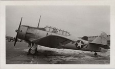 1949 Photo of North American SNJ5 US Navy Trainer Aircraft on Ramp picture