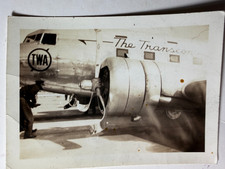 Vintage TWA Douglas DC-2 Photo Back Handwriting Ship 353 St Louis Crash History picture