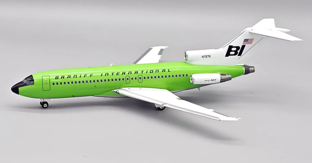 Braniff / Boeing B727-100 (Lime Green) / N7276 / IF721BN0726 / 1:200