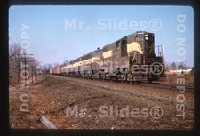 Duplicate Slide SAL Seaboard Air Line GP9 1974 & 5 Fs Action picture