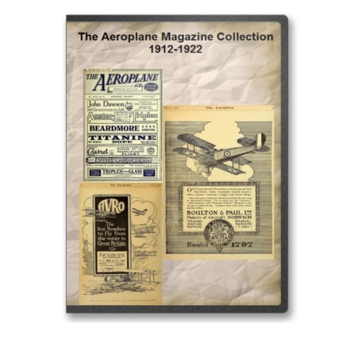 The Aeroplane Magazine Collection 1912-1922 (British Airplane Mag) on DVD - A839