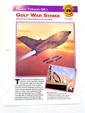 Panavia Tornado GR. 1 Gulf War Strike Aircraft of the World Profile Sheet picture