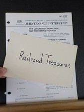 EMD Maintenance Instructions MI 1707 Rev C New locomotive inspection and tighten picture