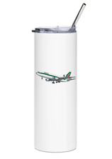 Alitalia DC-10 Stainless Steel Water Tumbler with straw - 20oz. picture
