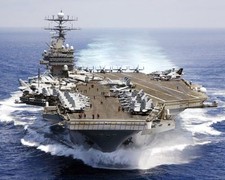 USS CARL VINSON AIRCRAFT CARRIER CVN 70 8x10 GLOSSY PHOTO PRINT picture