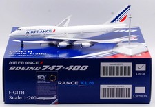 SQ Wings L2071 Air France Boeing 747-400 F-GITD Diecast 1/200 Jet Model Airplane picture