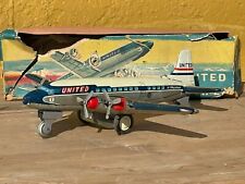 Vintage DC-7 Mainliner United Airlines N46071 Friction Toy Airplane picture
