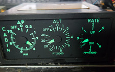 Rare Boeing C-17 Globemaster III Cockpit Mockup CPCS Lighting Evaluation Panel picture