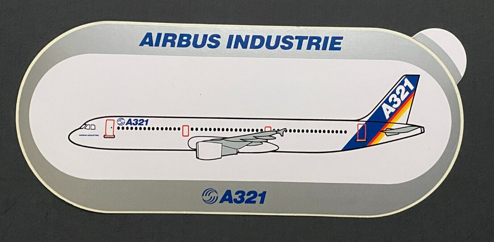 Airbus Industrie A321 Aircraft Sticker