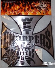 West Coast Choppers American Biker Jesse James Die Cut Stickers/Decals Set of 5 picture