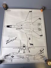 F-14A TOMCAT Aircraft Print by Robert C. Morrison 1974 picture