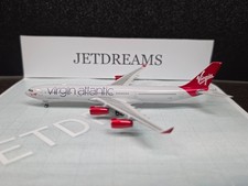 1/400 VIRGIN ATLANTIC AIRBUS A340-300 10'S COLORS G-VAIR MAIDEN TOKYO PHOENIX picture