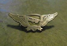 1000 hour pin. Cessna/High Wing aircraft. Die cast pin. General Aviation picture
