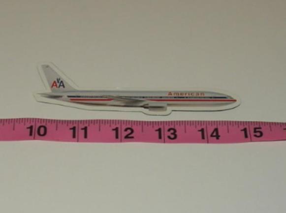 AMERICAN AIRLINES BOEING 777 MAGNET NEW Airplanes Jets Aviation AA logo