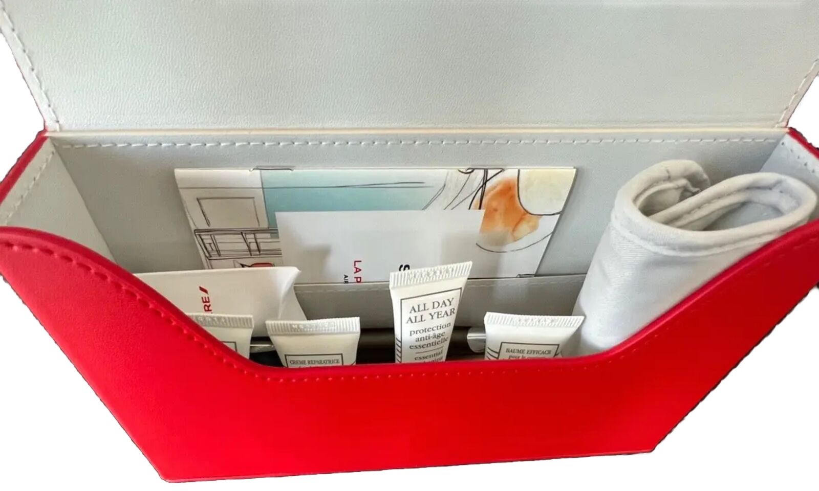 Air France La Premiere/First Class Latest Luxury Amenity Kit Air France RED Rare