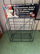 Vintage French/Canadian AC Spark Plug Display Rack picture