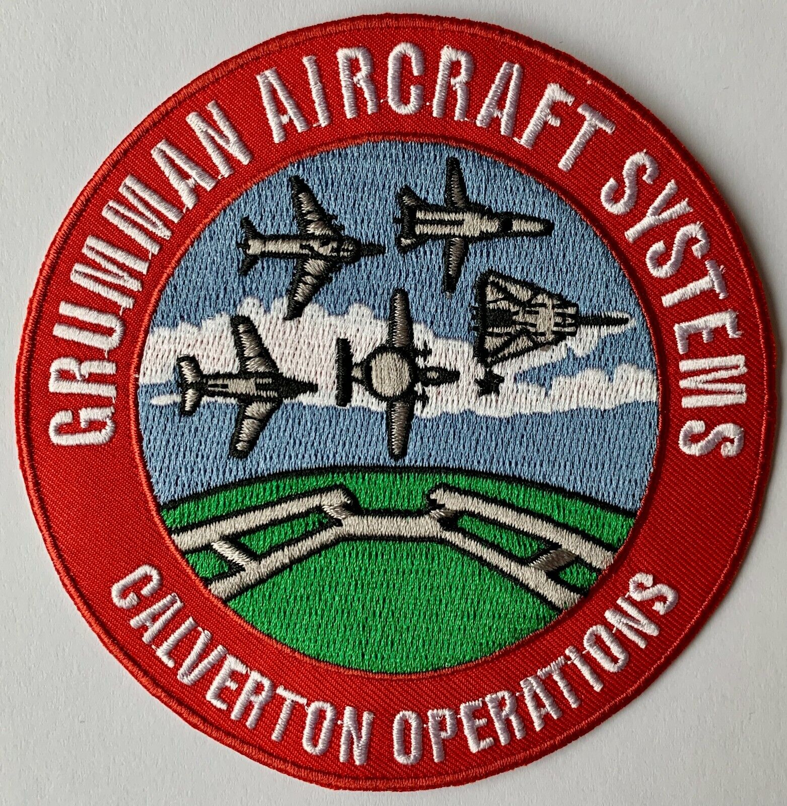 Grumman Aircraft Embroidered Iron-On Patch, 4\