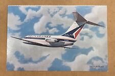 Delta Airlines Promotional Card For Douglas DC-9-32 Airplane, 5.5” x 3.5 picture
